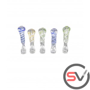 COLOR SWIRL CHILLUM 10CT/PK